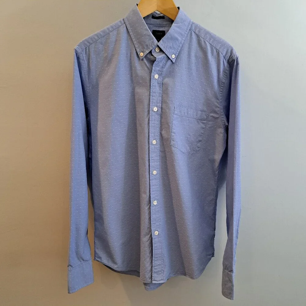 J. Crew Men's M Slim Fit 100% Cotton Long Sleeve Button Down Shirt Style #A0233 - Picture 2 of 14